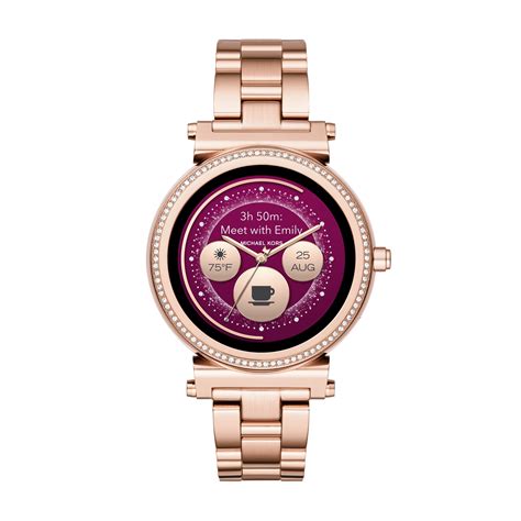 michael kors access rose gold smartwatch|michael kors darci rose gold.